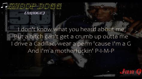 pimp lyrics 50 cent